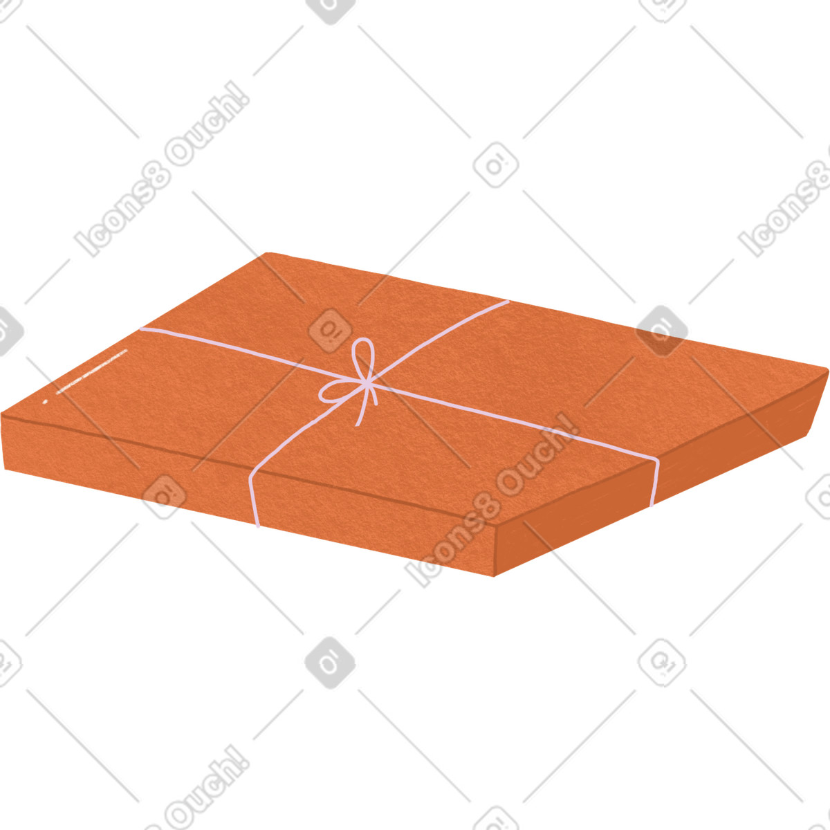 Illustration Red gift box dans le style Goose à télécharger aux formats PNG, SVG