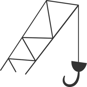 Elevating crane PNG, SVG