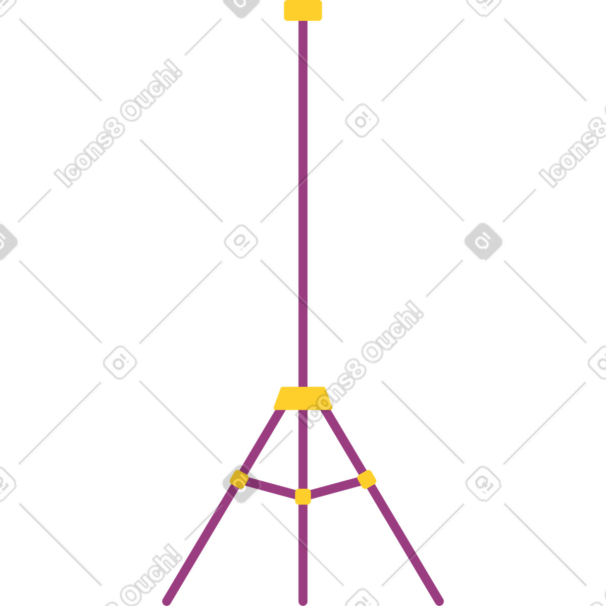 Treppiedi illustrazione in stile Sammy scarica in PNG, SVG