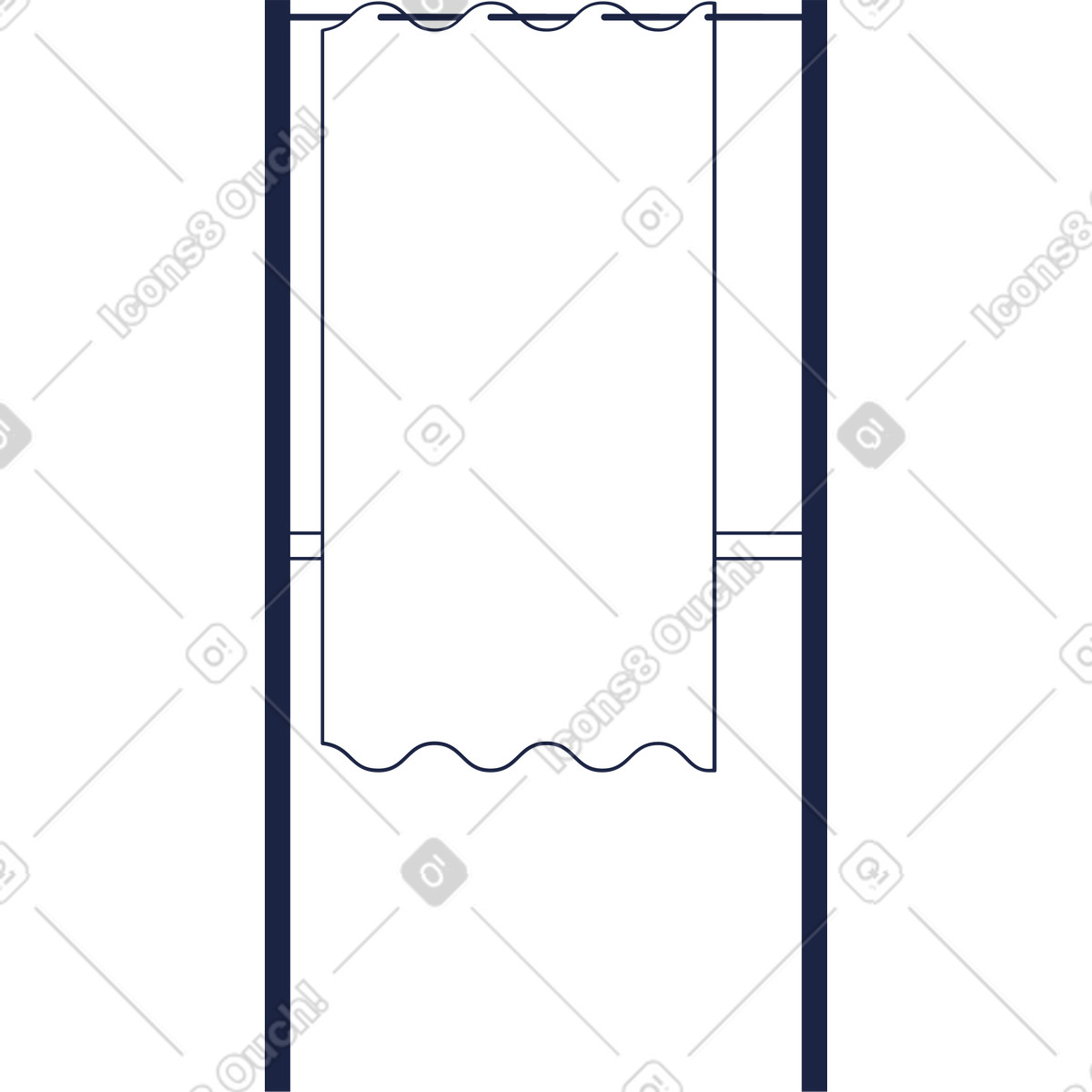 Illustration Endroit pour voter dans le style Urban Line à télécharger aux formats PNG, SVG