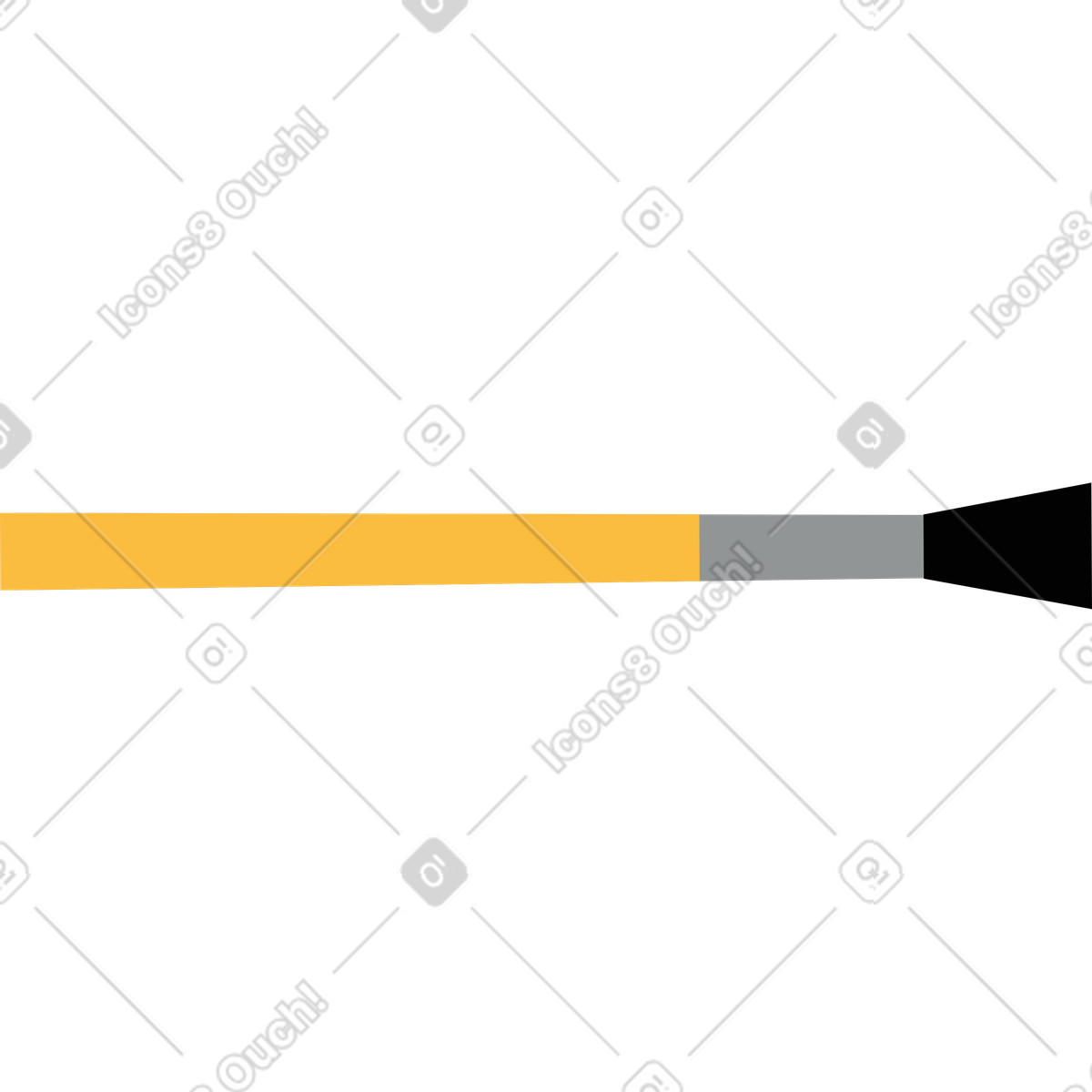 Paint brush illustration in Burgundy style download in PNG, SVG