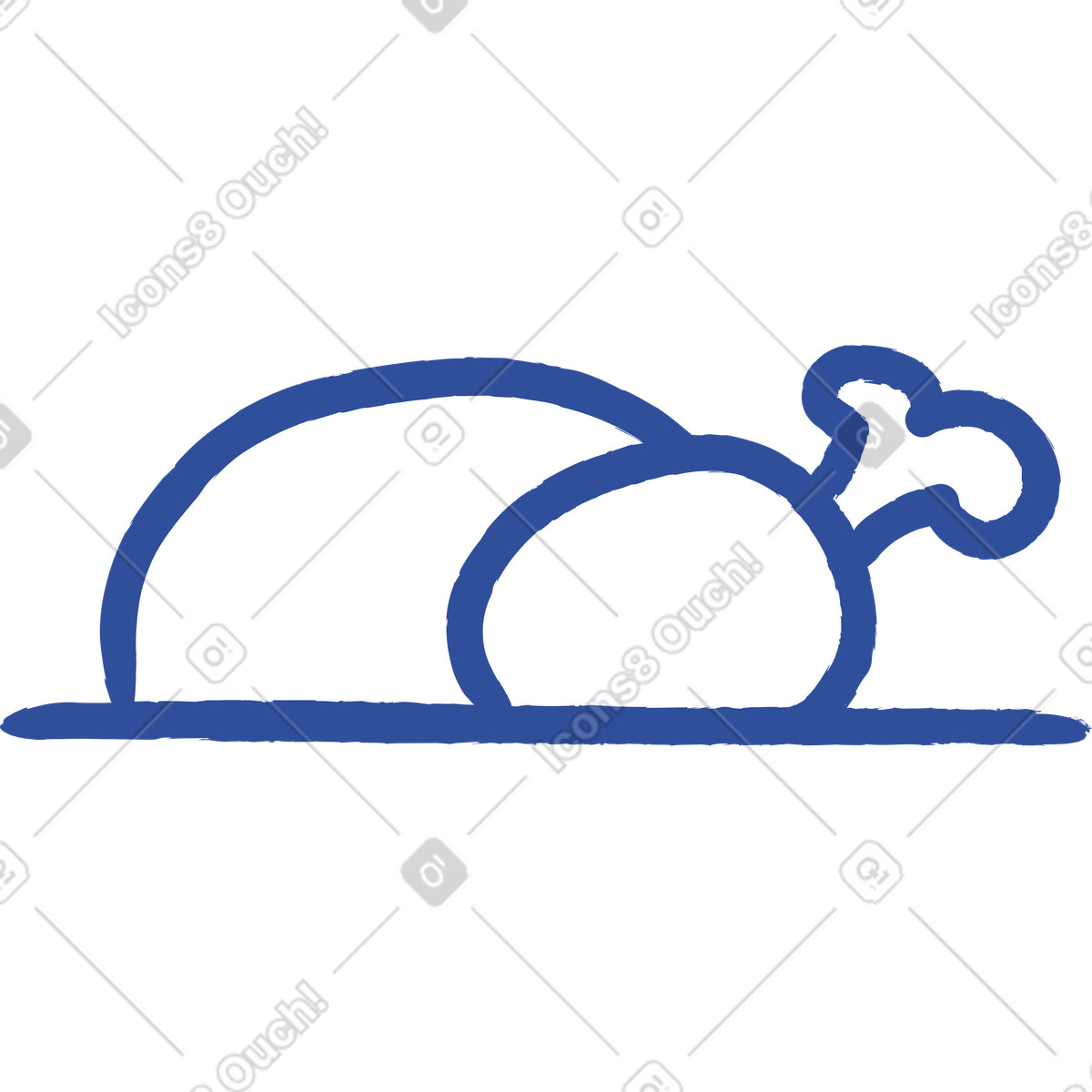 Ilustración Pavo en estilo Lime a descargar en PNG y SVG