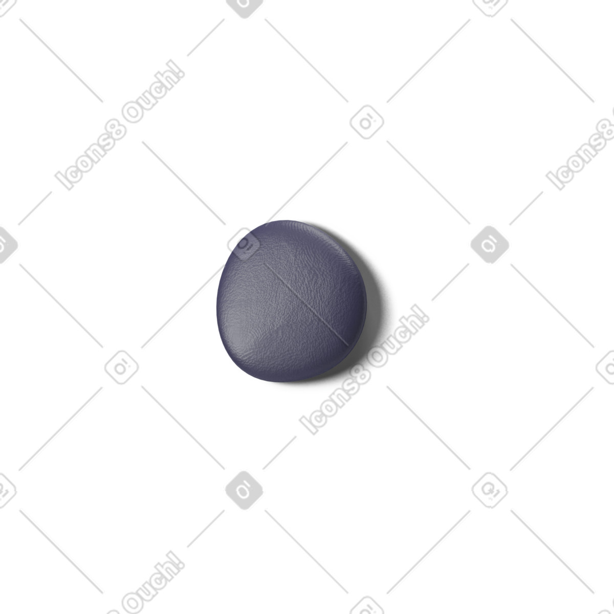 Ilustração de Íris cinza escuro em no estilo 3D Stripy para baixar em PNG, SVG
