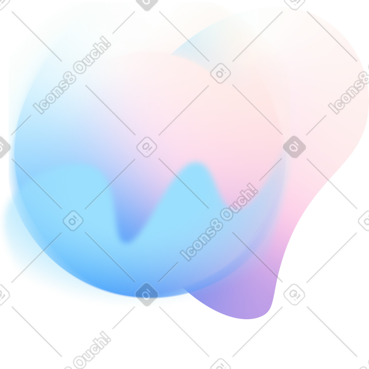 Иллюстрация Colored blurry spot в стиле Forms — скачать в форматах PNG, SVG