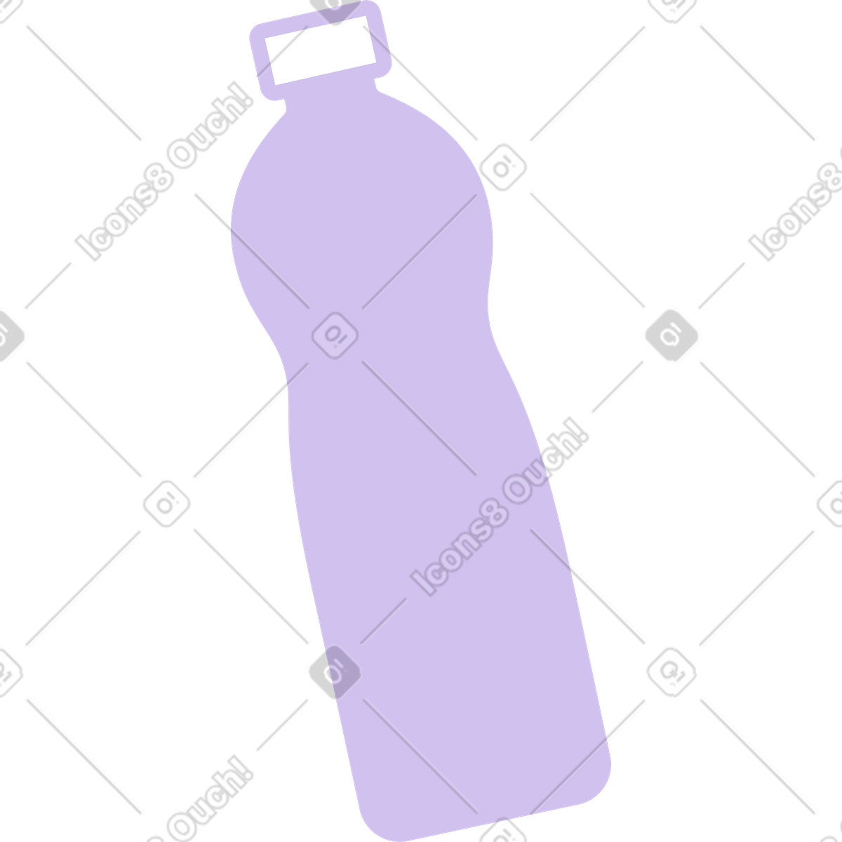 Ilustração de Garrafa em no estilo Folks para baixar em PNG, SVG
