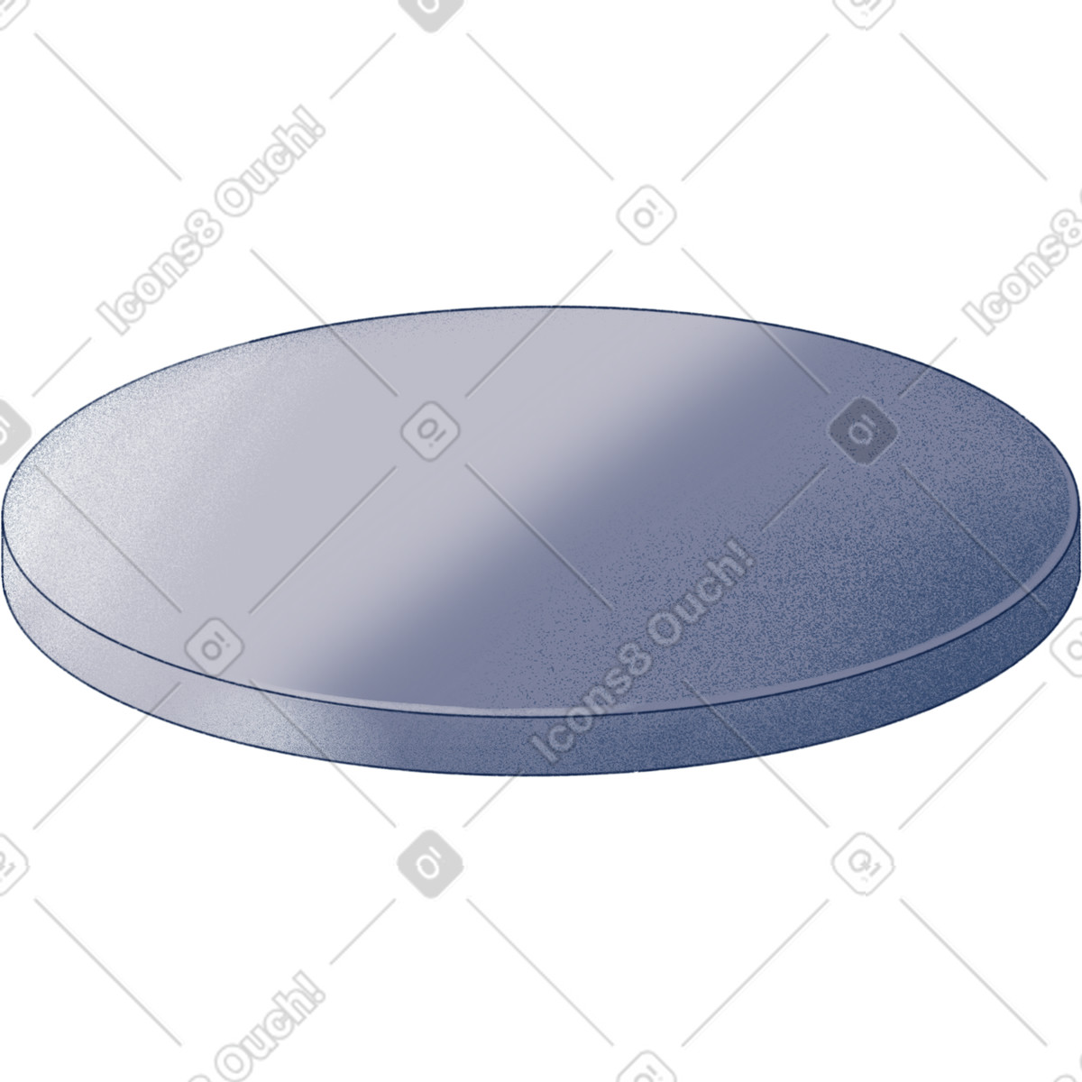 Cylinder-Illustration im Haze-Stil als Download in PNG, SVG