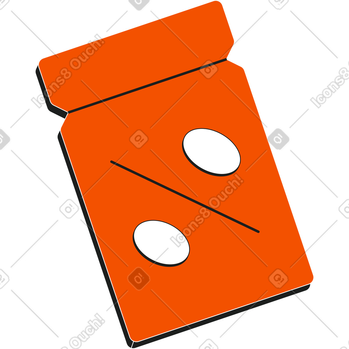 Discount illustration in Strict style download in PNG, SVG