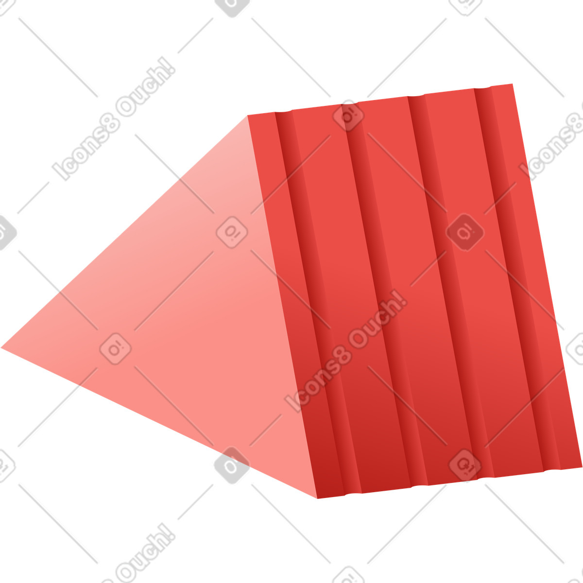 Ilustração de Prisma triangular em no estilo Levels para baixar em PNG, SVG