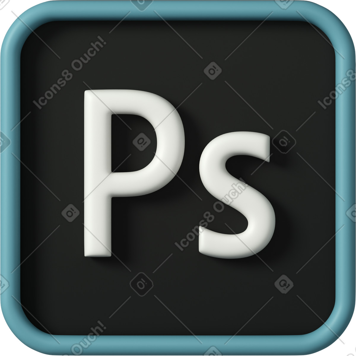 Illustration Photoshop dans le style 3D Casual life à télécharger aux formats PNG, SVG