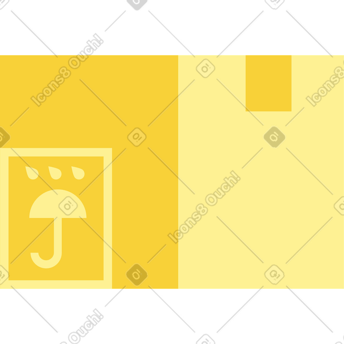Scatola illustrazione in stile Jaconda scarica in PNG, SVG
