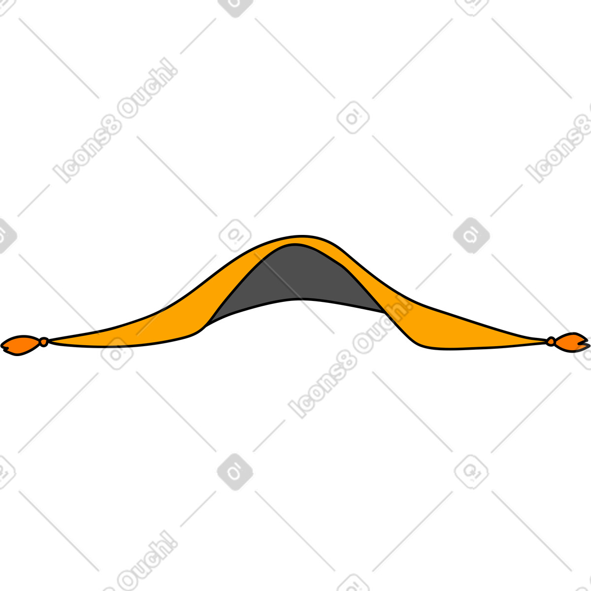 Blanket illustration in Purr style download in PNG, SVG