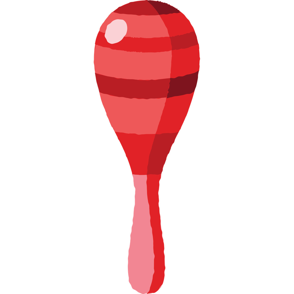 Maracas illustration in Cherry style download in PNG, SVG