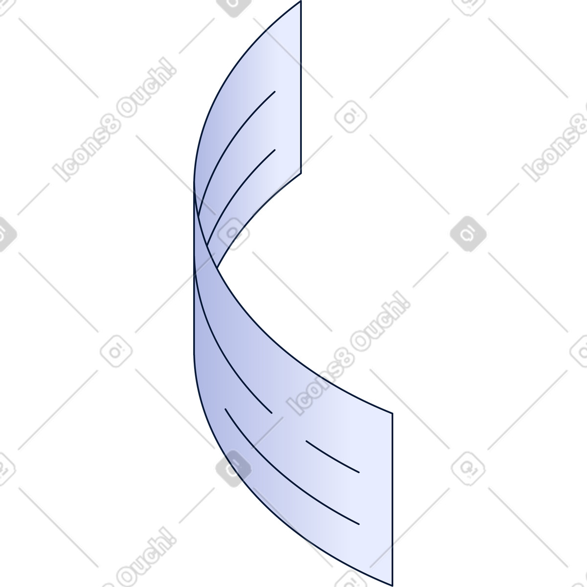 Document illustration in PNG, SVG