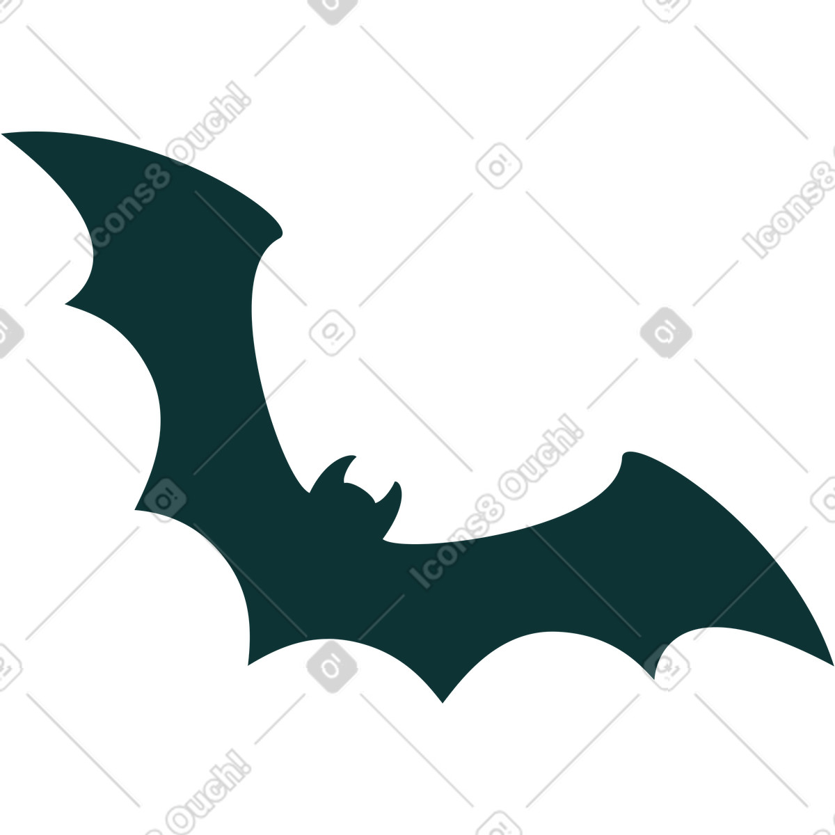 Ilustração de 1 em no estilo Florid para baixar em PNG, SVG