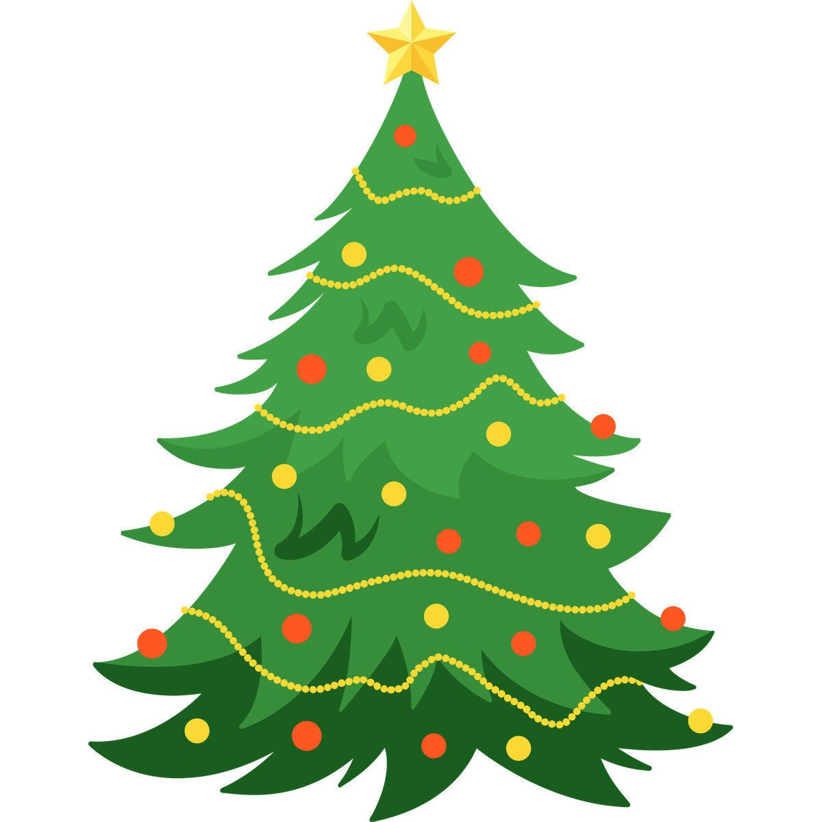 Ilustração de Christmas tree em no estilo Fogg para baixar em PNG, SVG