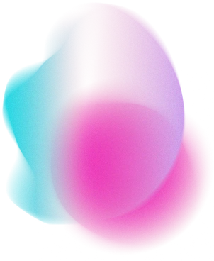 A gradient blob with soft edges - Forms style illustration