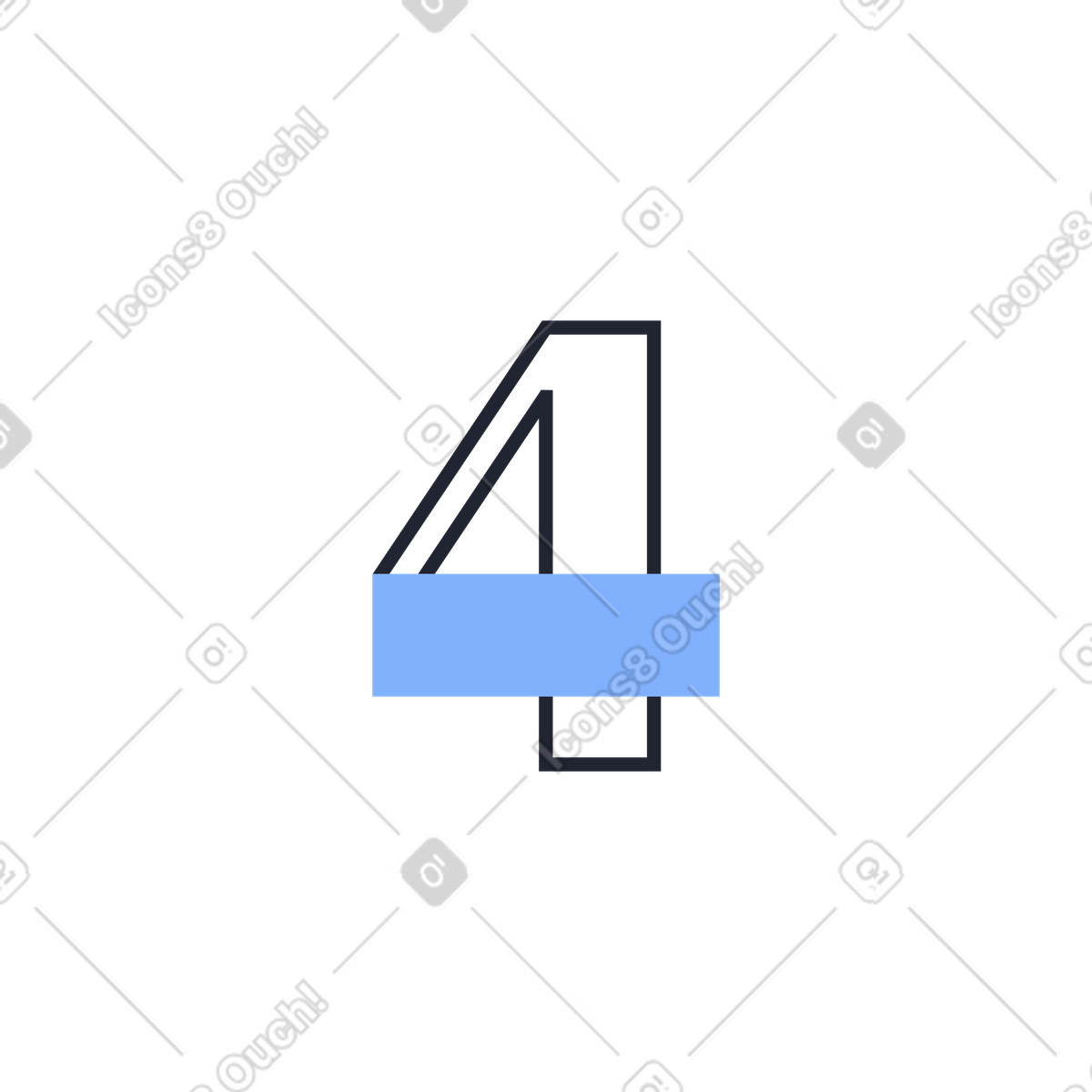 Four illustration in Pablita style download in PNG, SVG