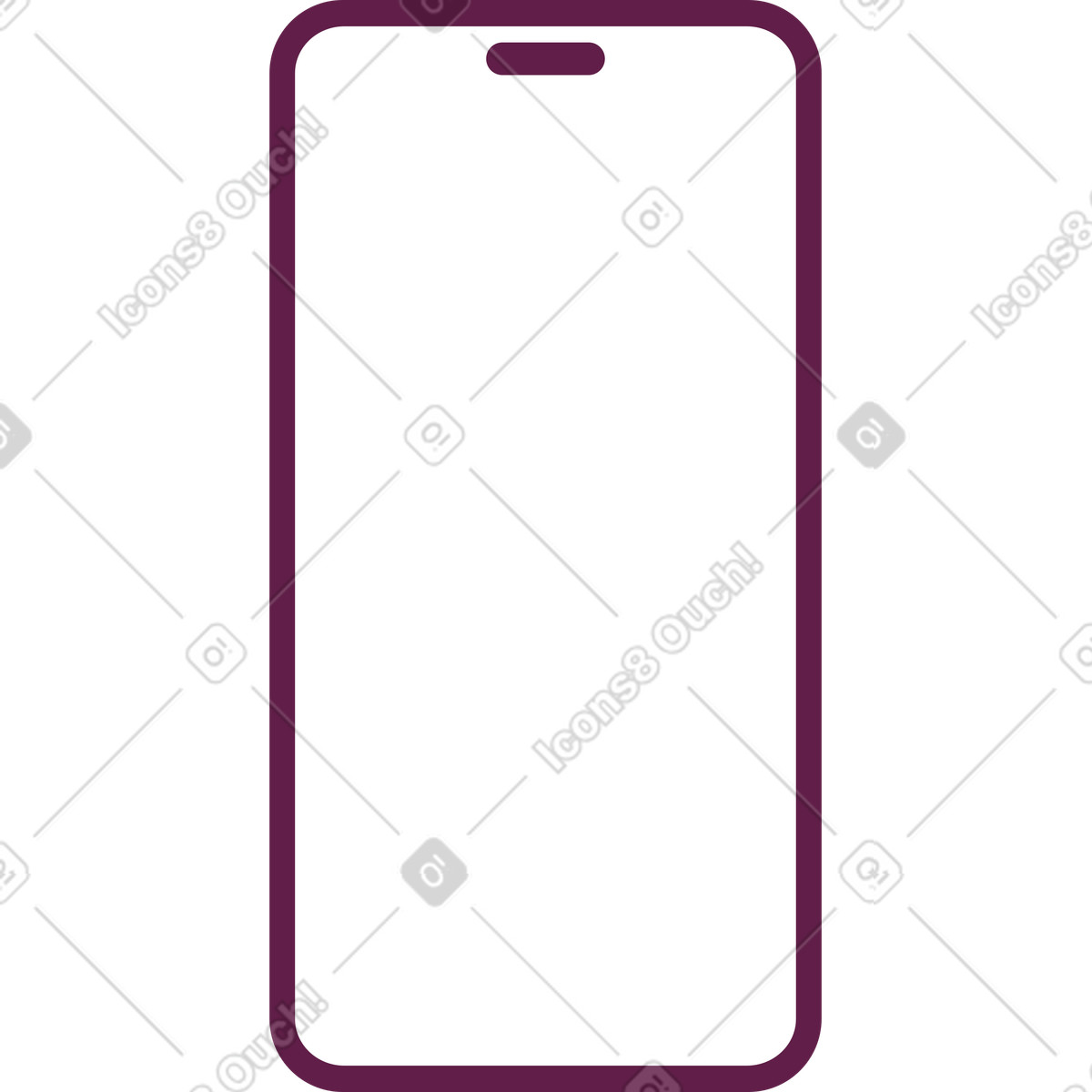 Handy-Illustration im Sammy-Stil als Download in PNG, SVG