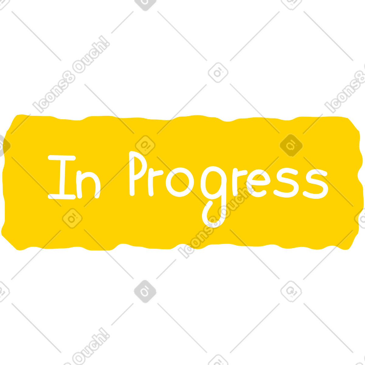 Button in progress illustration in PNG, SVG