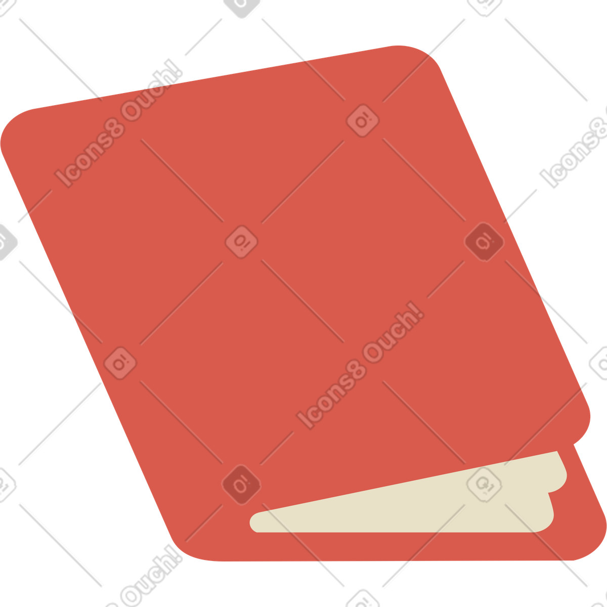 Иллюстрация Книга в стиле Macaroni — скачать в форматах PNG, SVG