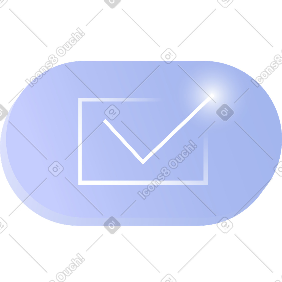 Icon done illustration in PNG, SVG