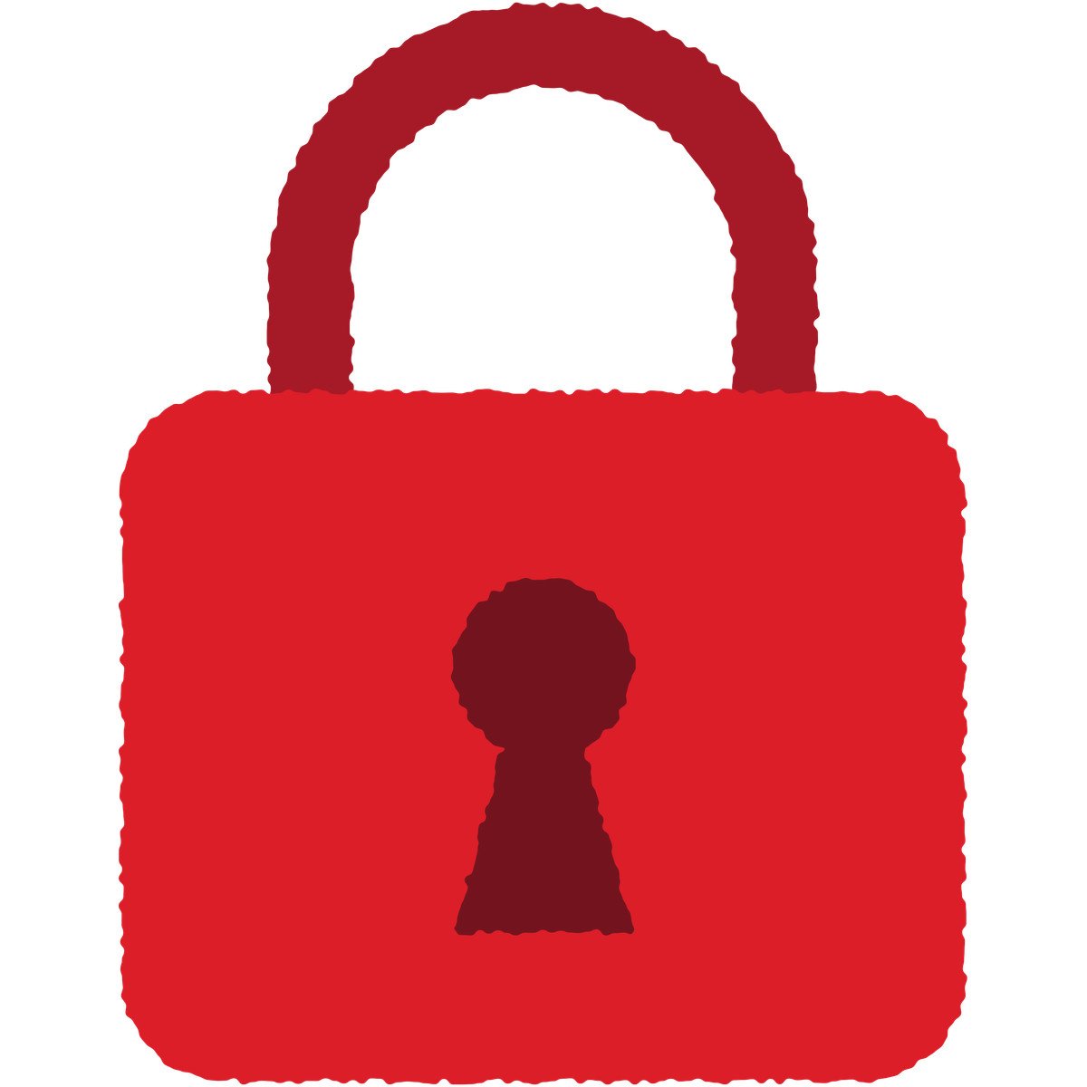 Lock locked illustration in Cherry style download in PNG, SVG