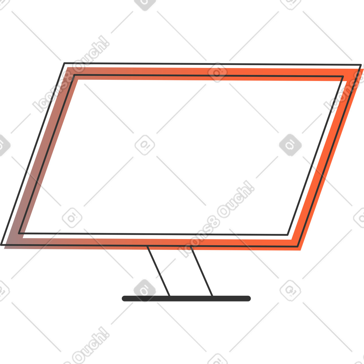 Illustration Ordinateur dans le style Crayon à télécharger aux formats PNG, SVG