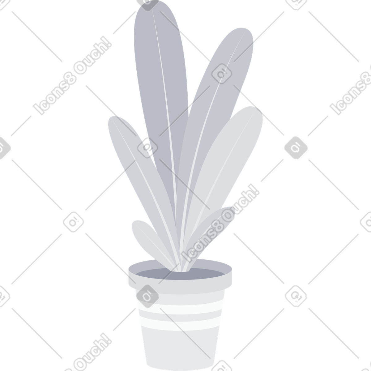Illustration Plante dans le style Urban à télécharger aux formats PNG, SVG