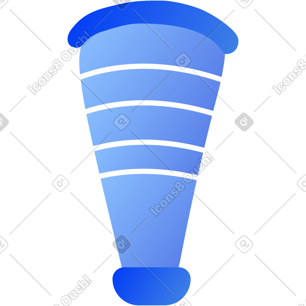 Vaso di fiori illustrazione in stile Buddy scarica in PNG, SVG