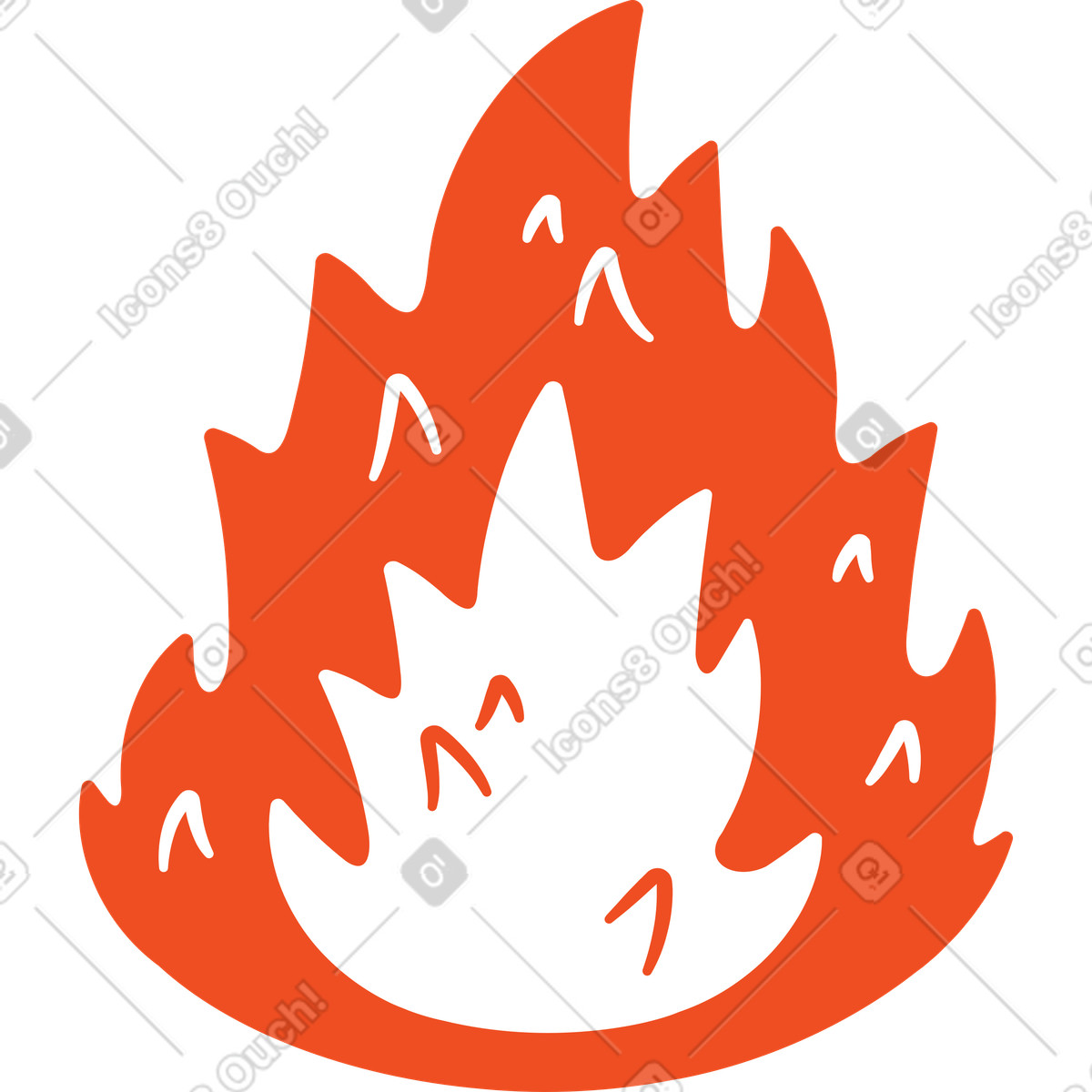 Flame 스타일의 불 일러스트레이션 PNG, SVG 다운로드