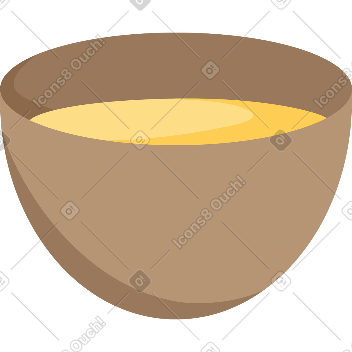 Grande tazza da tè illustrazione in stile Social scarica in PNG, SVG