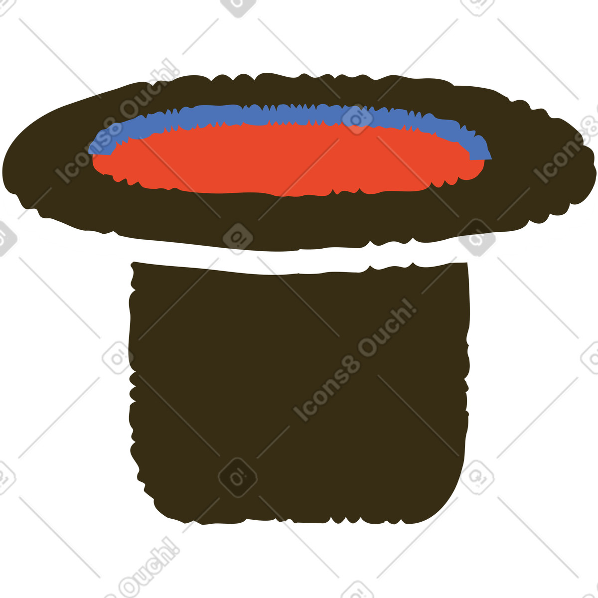 Ilustración Tiene en estilo Bermuda a descargar en PNG y SVG