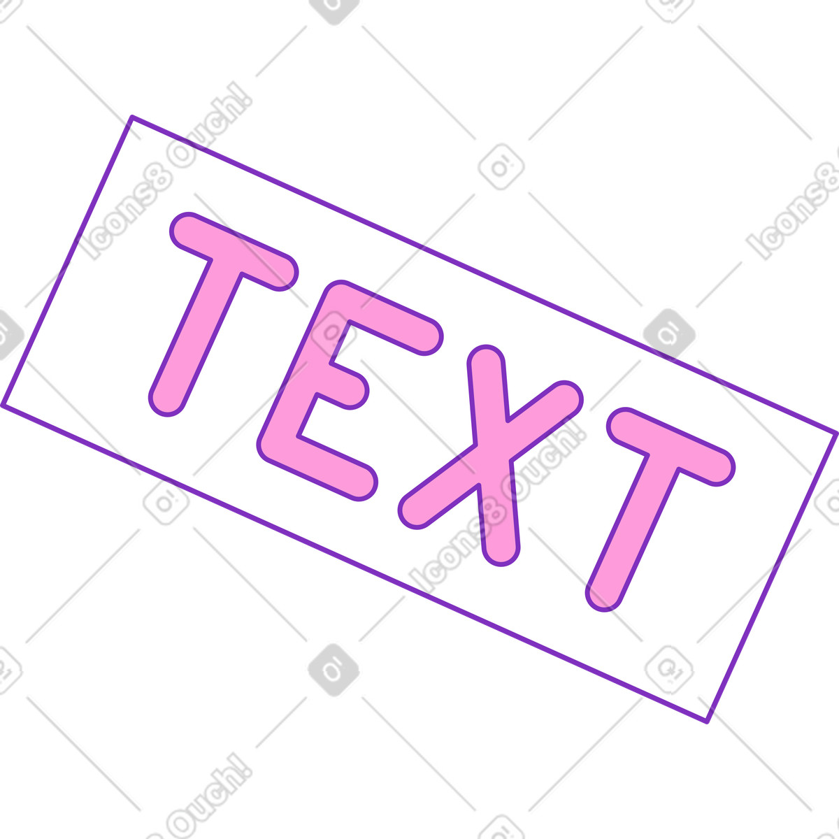 Ilustración Texto en estilo Elastic a descargar en PNG y SVG