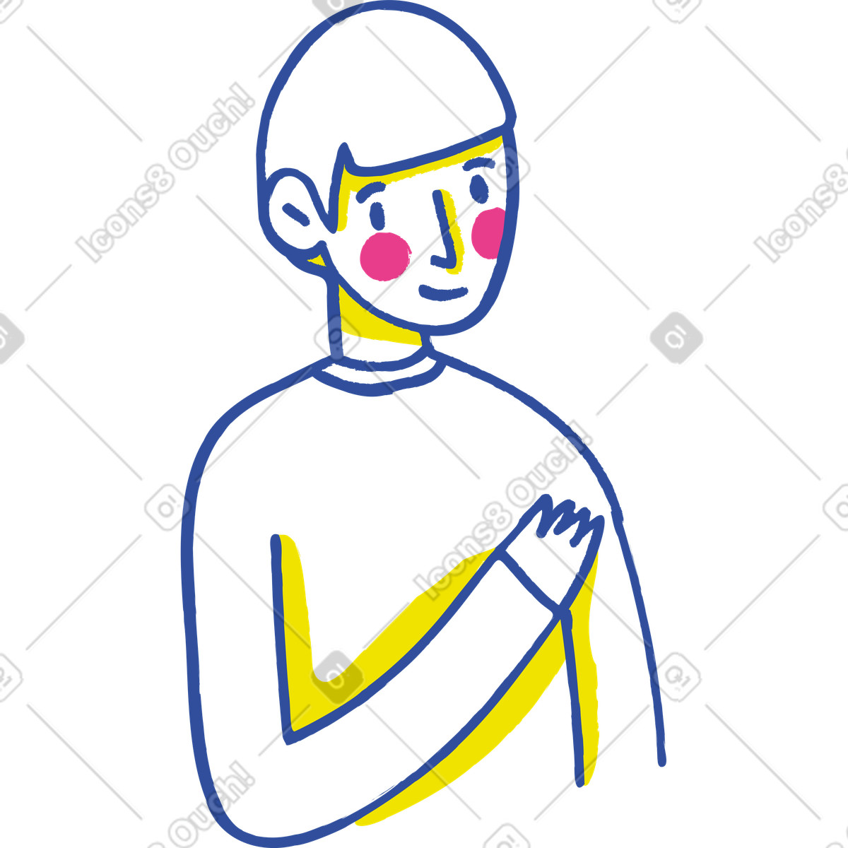 Illustration Boy dans le style Lime à télécharger aux formats PNG, SVG