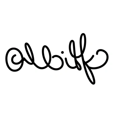 A close-up of a signature, featuring intricate flourishes and curves, elegantly rendered in dark ink on a white canvas. The signature is bold and prominent, showcasing a unique style with swirls that extend outward, creating a sense of movement. The canvas has a smooth texture, providing a clean backdrop that highlights the details of the signature.
