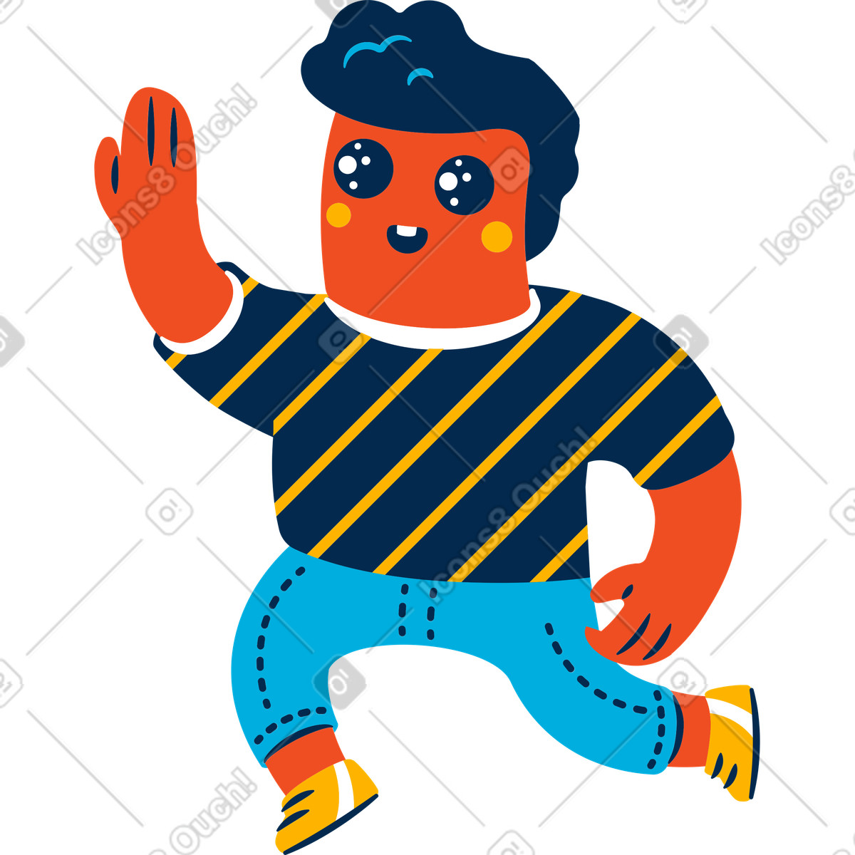 下载 Flame 风格的 高个子五人 插画，支持 PNG、SVG 格式