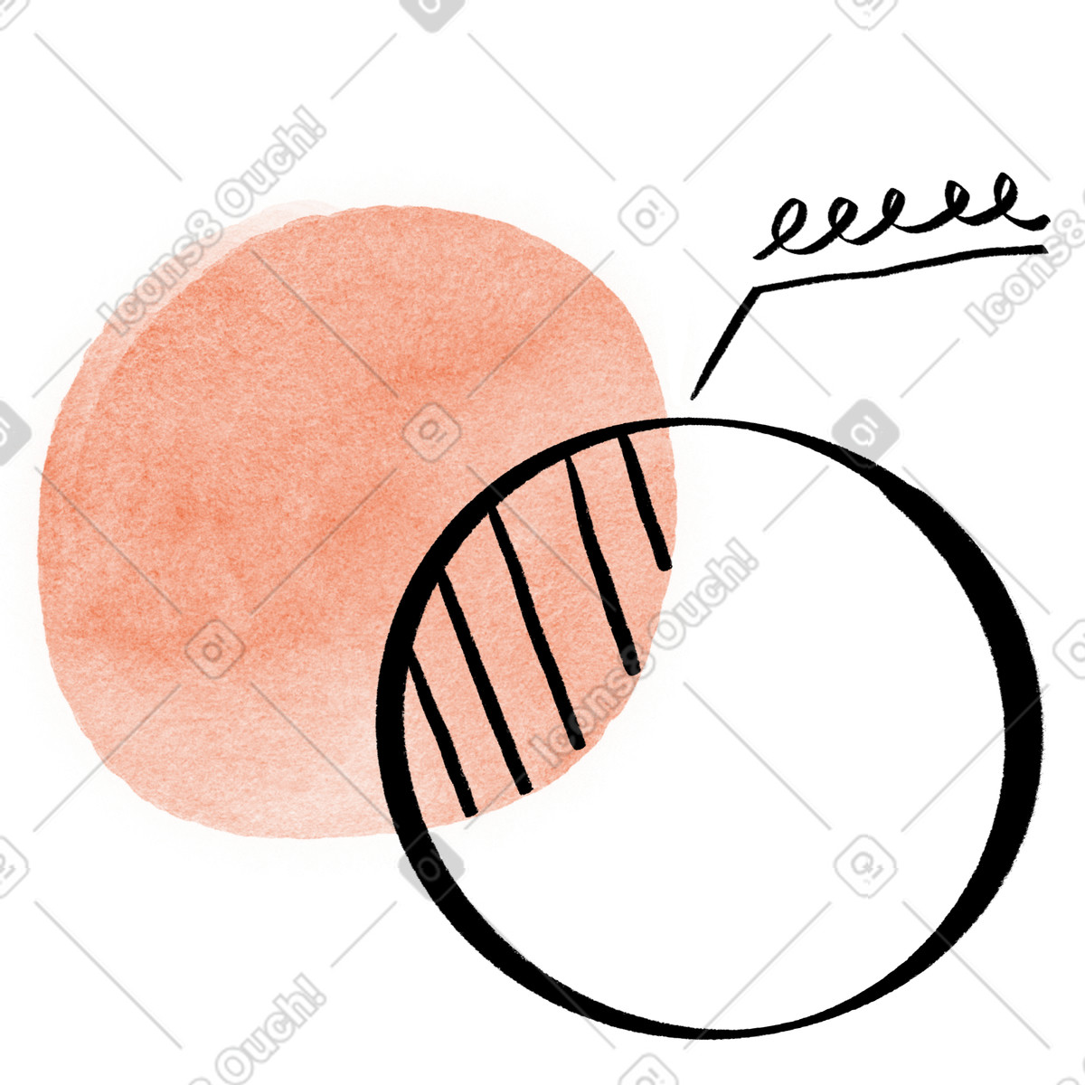 Venn diagram analytics information and data comparison for business animated illustration in GIF, Lottie (JSON), AE
