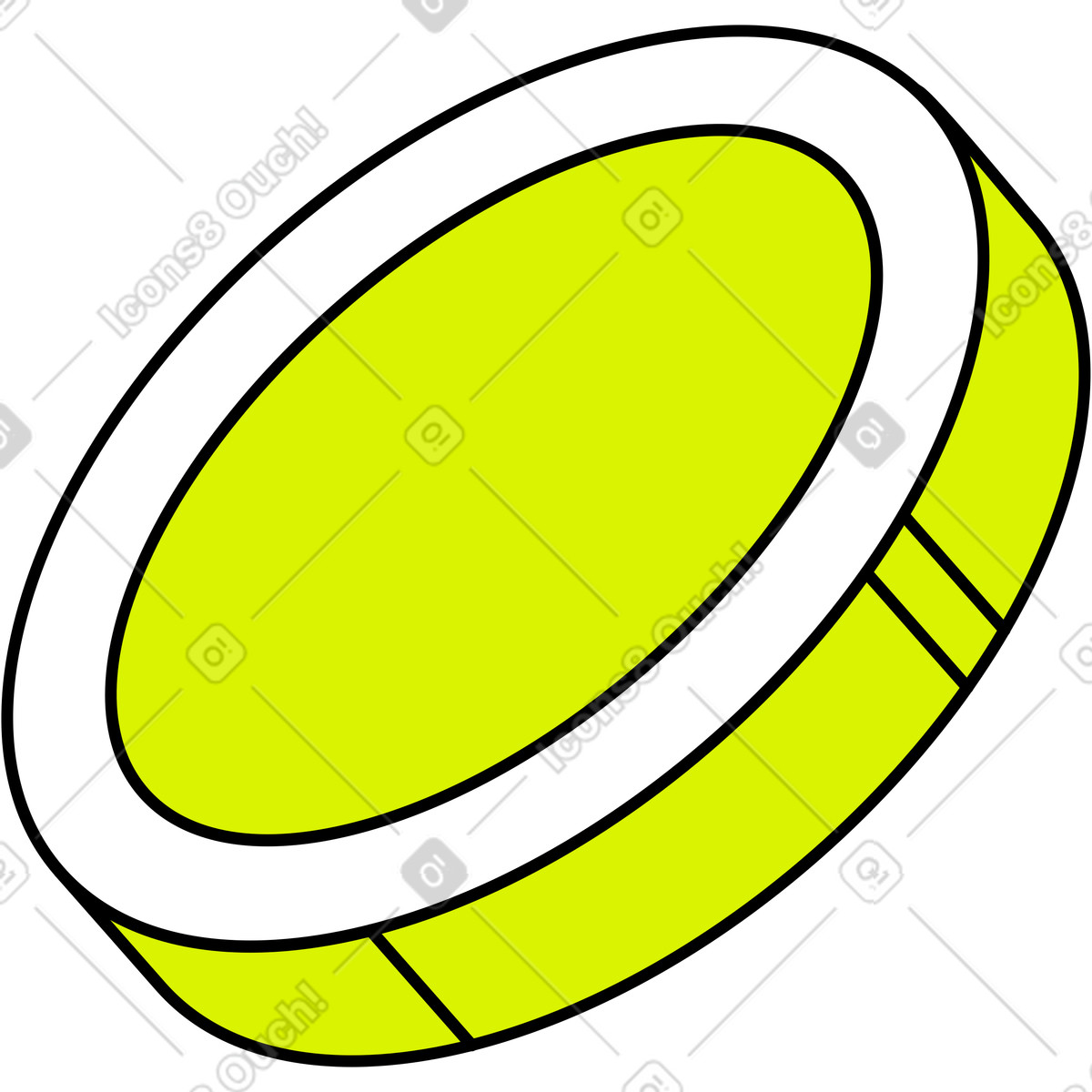 Illustration Pièce de monnaie dans le style Isometric à télécharger aux formats PNG, SVG