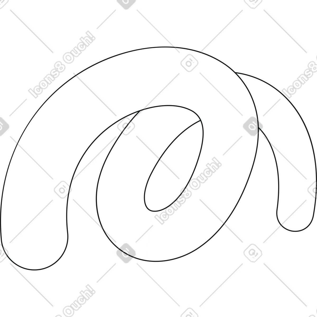Linea curva illustrazione in stile Midnight scarica in PNG, SVG