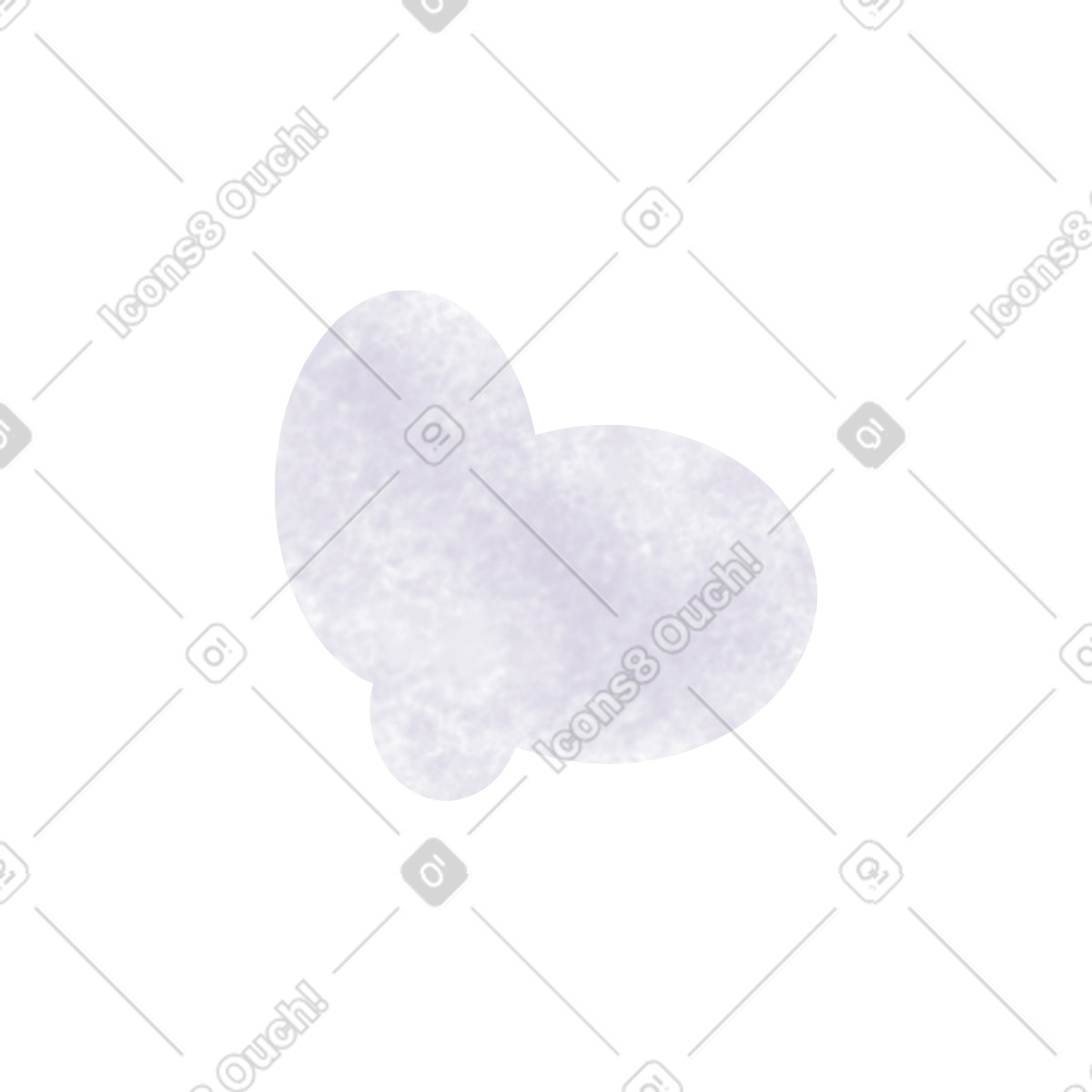 Cloud-Illustration im Family-Stil als Download in PNG, SVG
