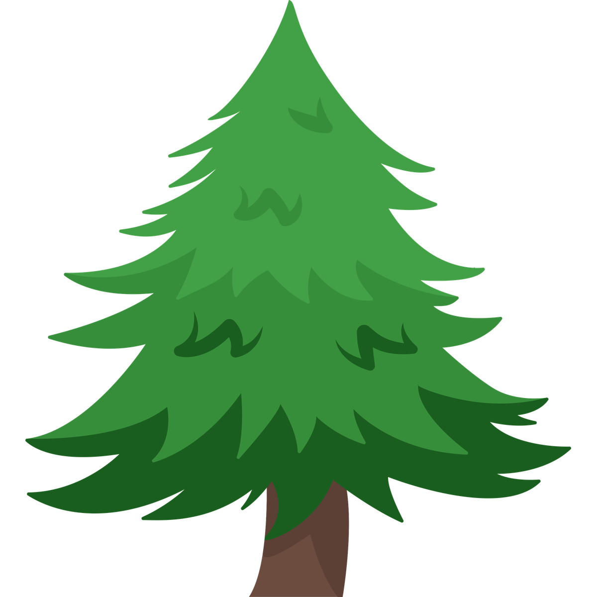 下载 Fogg 风格的 Pine tree 插画，支持 PNG、SVG 格式