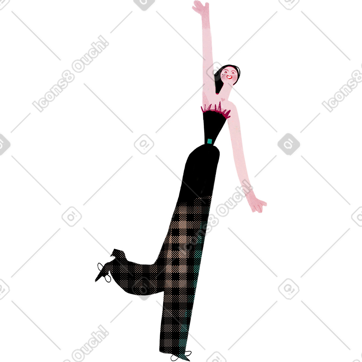 Fabulous スタイルの 夫人 のイラストをPNG、SVG形式でダウンロード