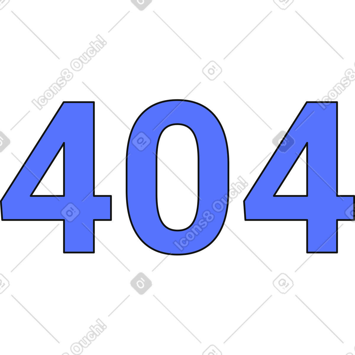 下载 Main 风格的 Error 404 http status code concept for broken website link 插画，支持 PNG、SVG 格式