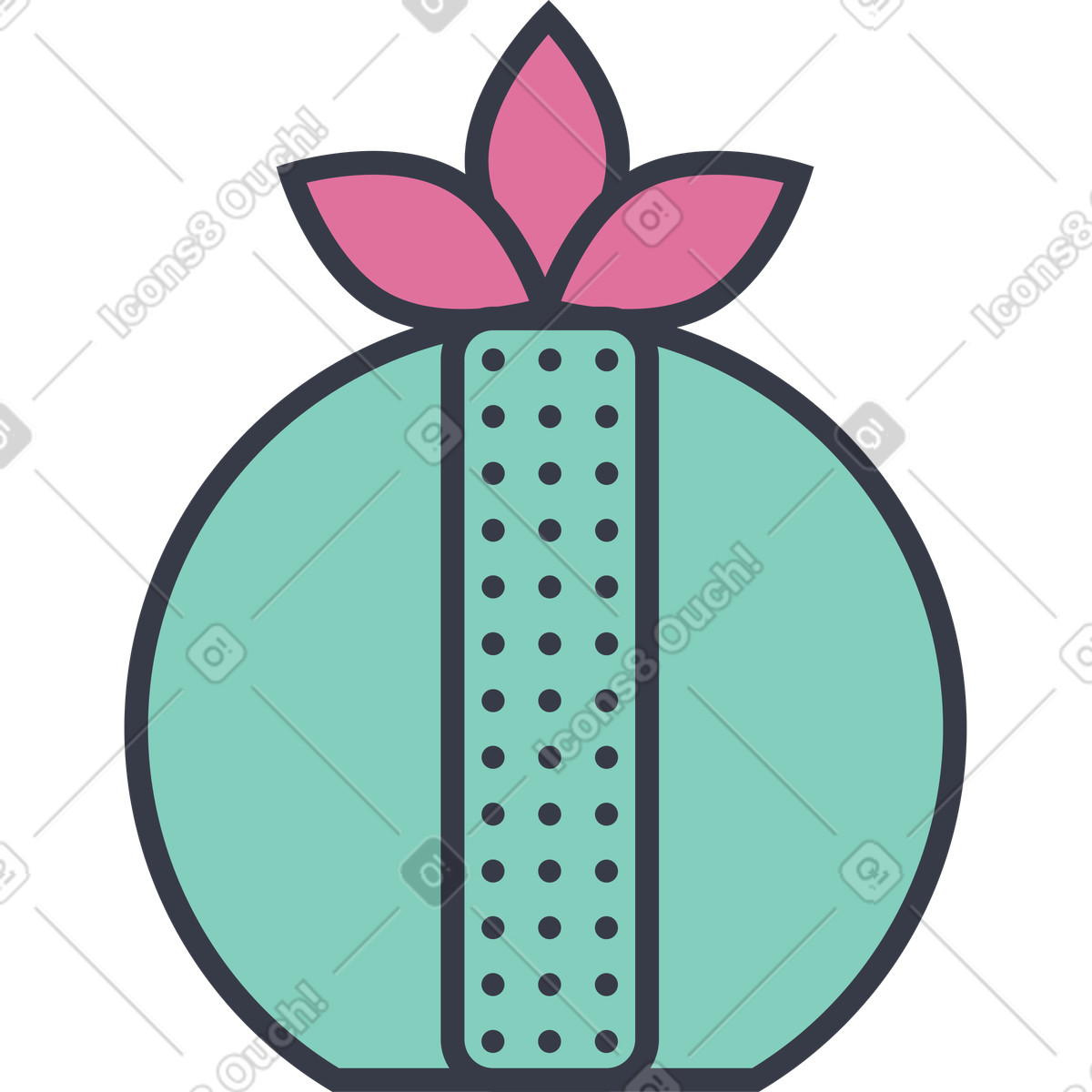 下载 Abstract 风格的 仙人掌 插画，支持 PNG、SVG 格式