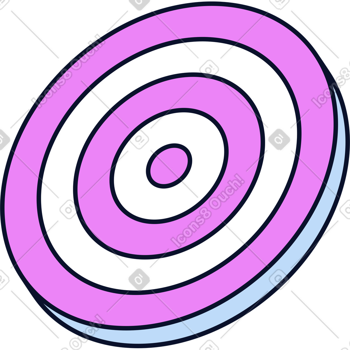 Ilustração de Alvo em no estilo Flexy para baixar em PNG, SVG