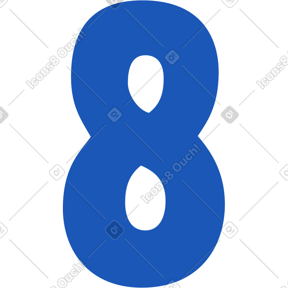 下载 Storyline 风格的 8号 插画，支持 PNG、SVG 格式