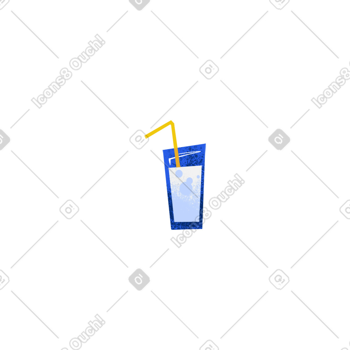 Ilustração de Glass of water em no estilo Flare para baixar em PNG, SVG