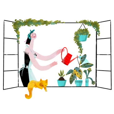 Illustrations vectorielles Les plantes