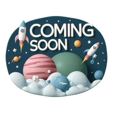 A science expo poster featuring the text "Coming Soon" prominently displayed in bold, eye-catching letters at the top. The background includes a deep space scene filled with a variety of planets, showcasing different colors and textures, such as a blue and white gas giant, a red rocky planet, and a green lush world. Alongside the planets, several stylized rockets are depicted, some launching with flames and smoke billowing out, while others are shown soaring through the stars. The overall composition balances the text and imagery, creating an exciting atmosphere for the upcoming event.