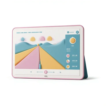 A Peloton screen displaying a vibrant and colorful user interface during a workout session. The screen shows a dynamic workout program with a leaderboard, workout metrics, and colorful graphics. The background features a subtle soft gradient that enhances the overall brightness of the interface. Various workout statistics such as time, distance, and calories burned are prominently displayed in bold, easy-to-read fonts. The scene conveys an energetic atmosphere, capturing the excitement of a virtual workout experience.